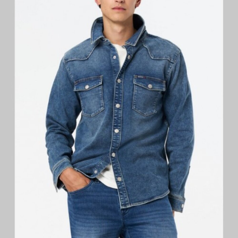 Buffalo David Bitton Shane Denim Shirt L